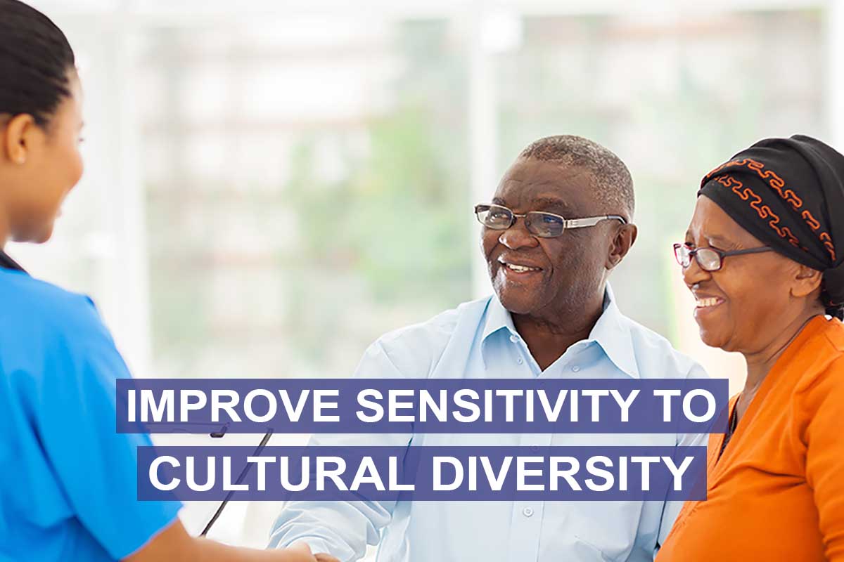 sensitivity to cultural diversity is displayed by female healthcare worker and ethnic patients